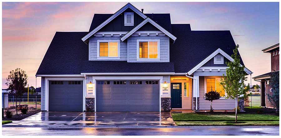 completed front of house painting project